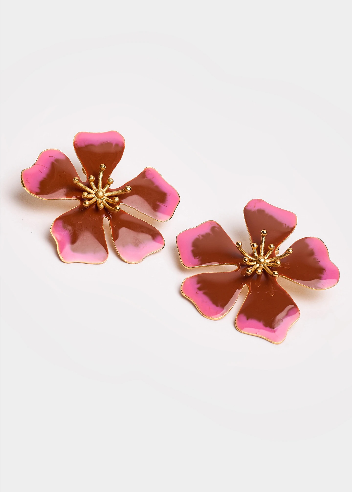 Aretes Aurora Maxi Terracota Swirl - imagen 1