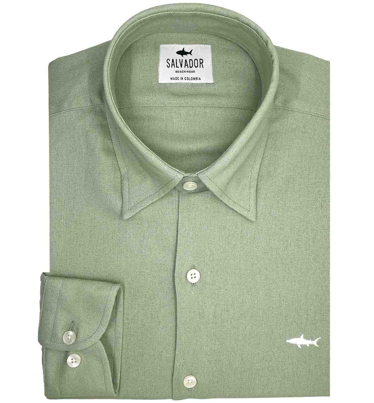 CAMISA VERDE DUNNOS - imagen 1