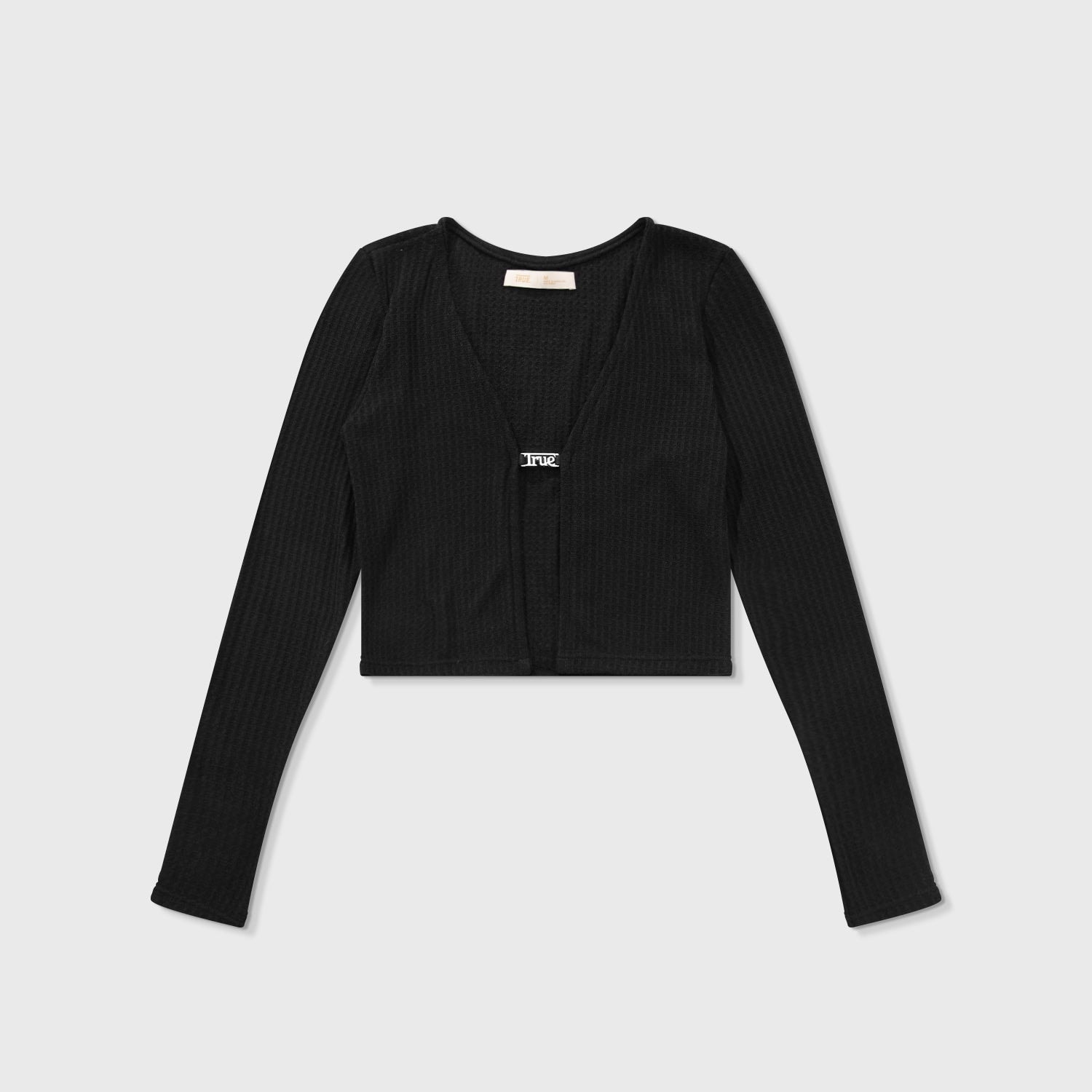 Knit LS Tee - Black - imagen 1