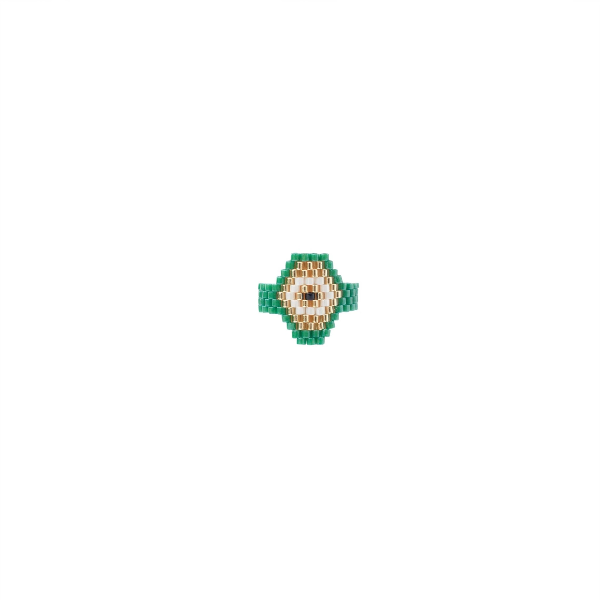 Anillo Ojito Verde Oscuro - imagen 1