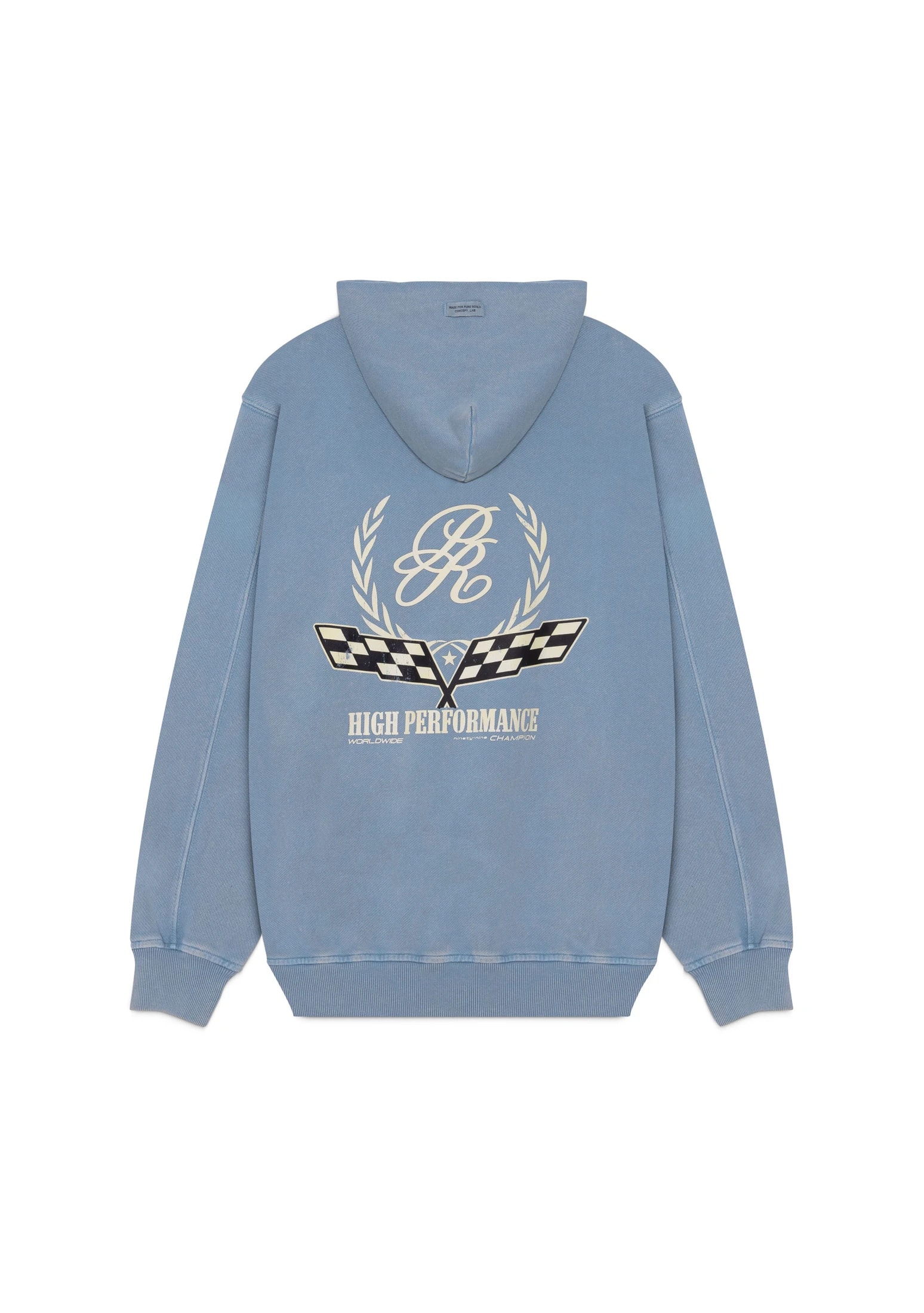 Overdrive Washed Blue Hoodie - imagen 1