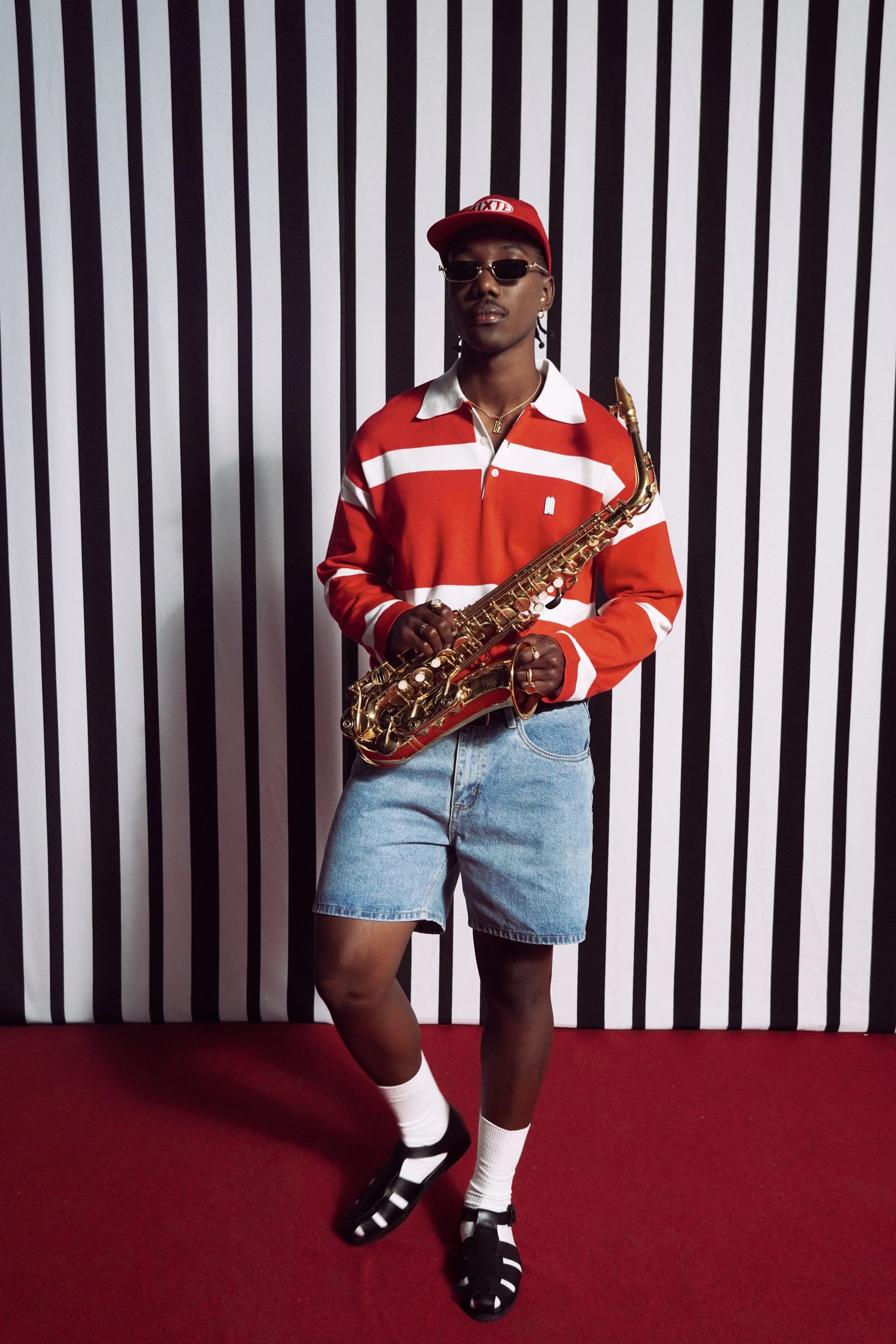 RED LINES SWEATER - imagen 1