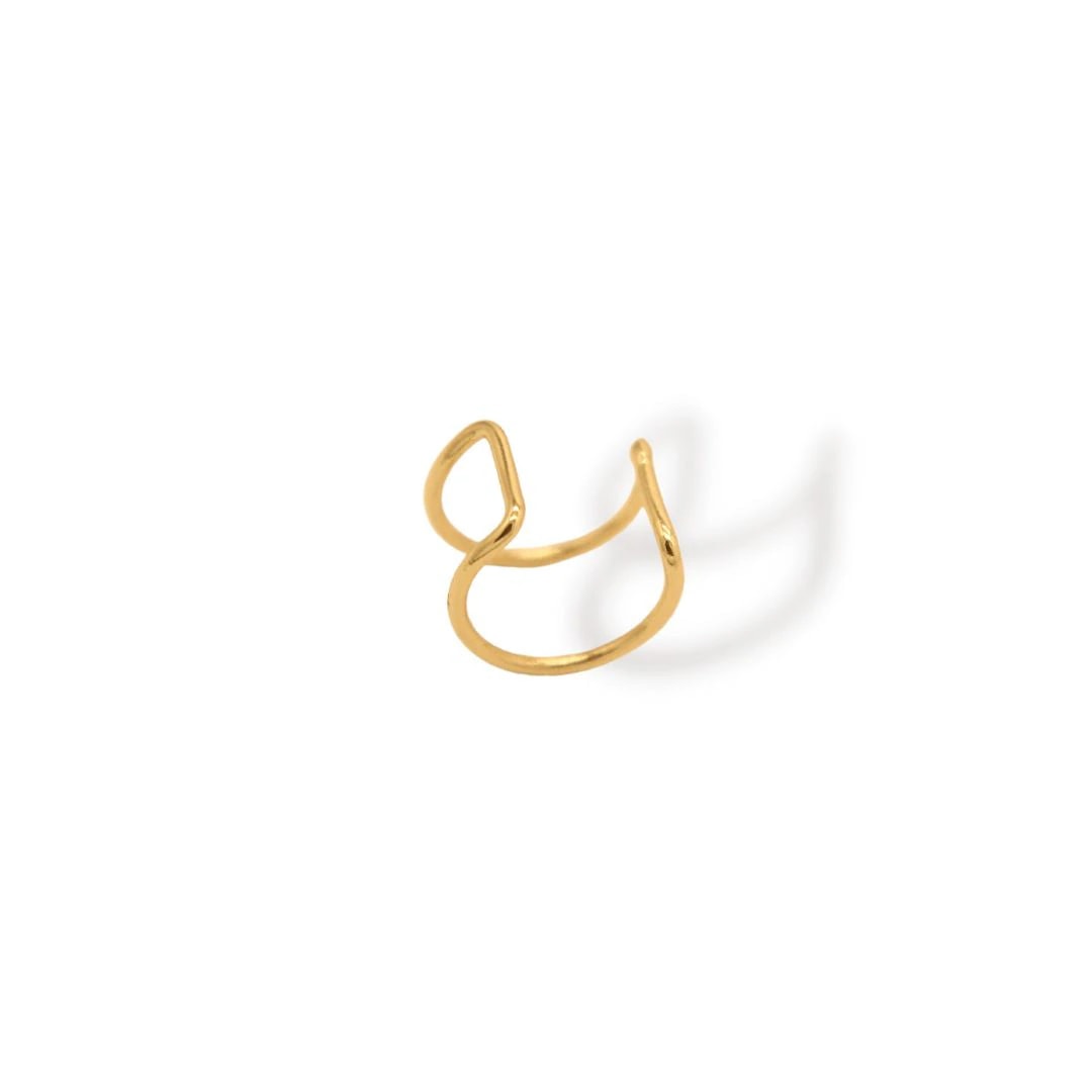 Earcuff liso ancho - imagen 1