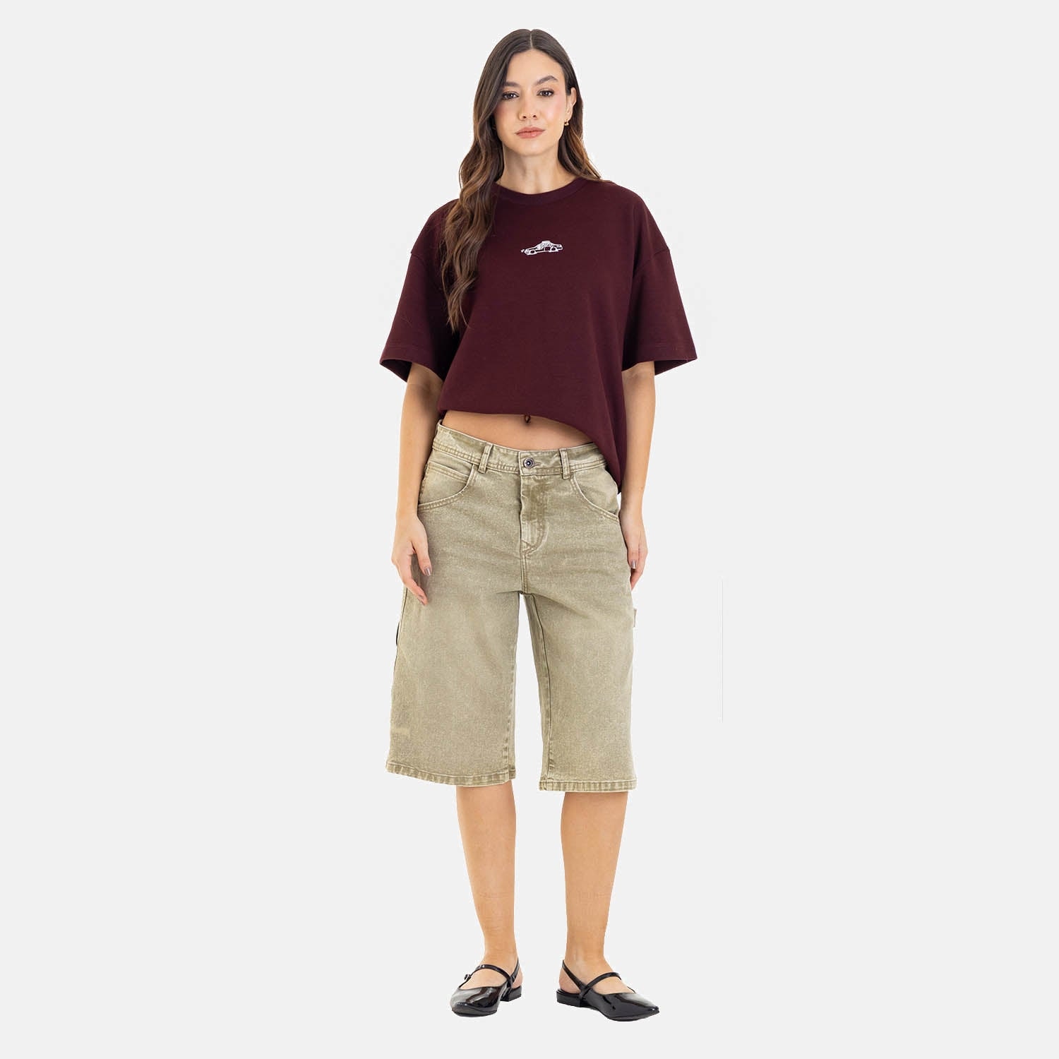 Classic Fit Jort Olive - imagen 1