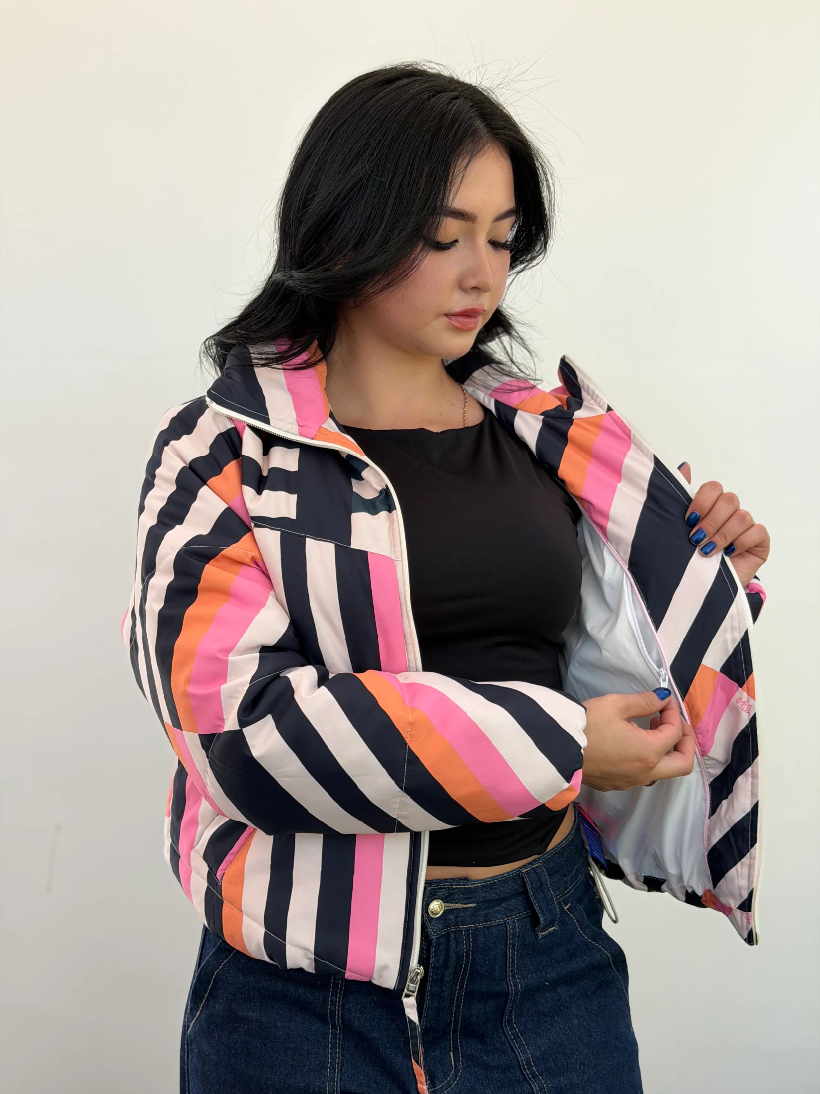 Puffer Jacket Beige Cromático - imagen 1