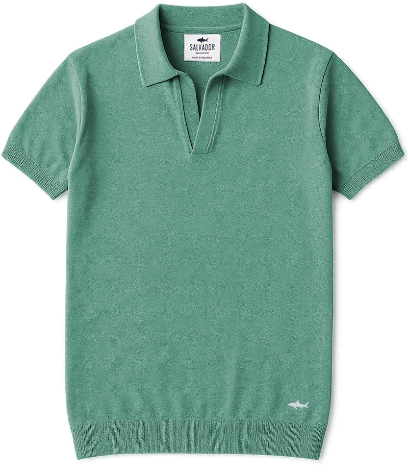 POLO DE PUNTO MENTA - imagen 1
