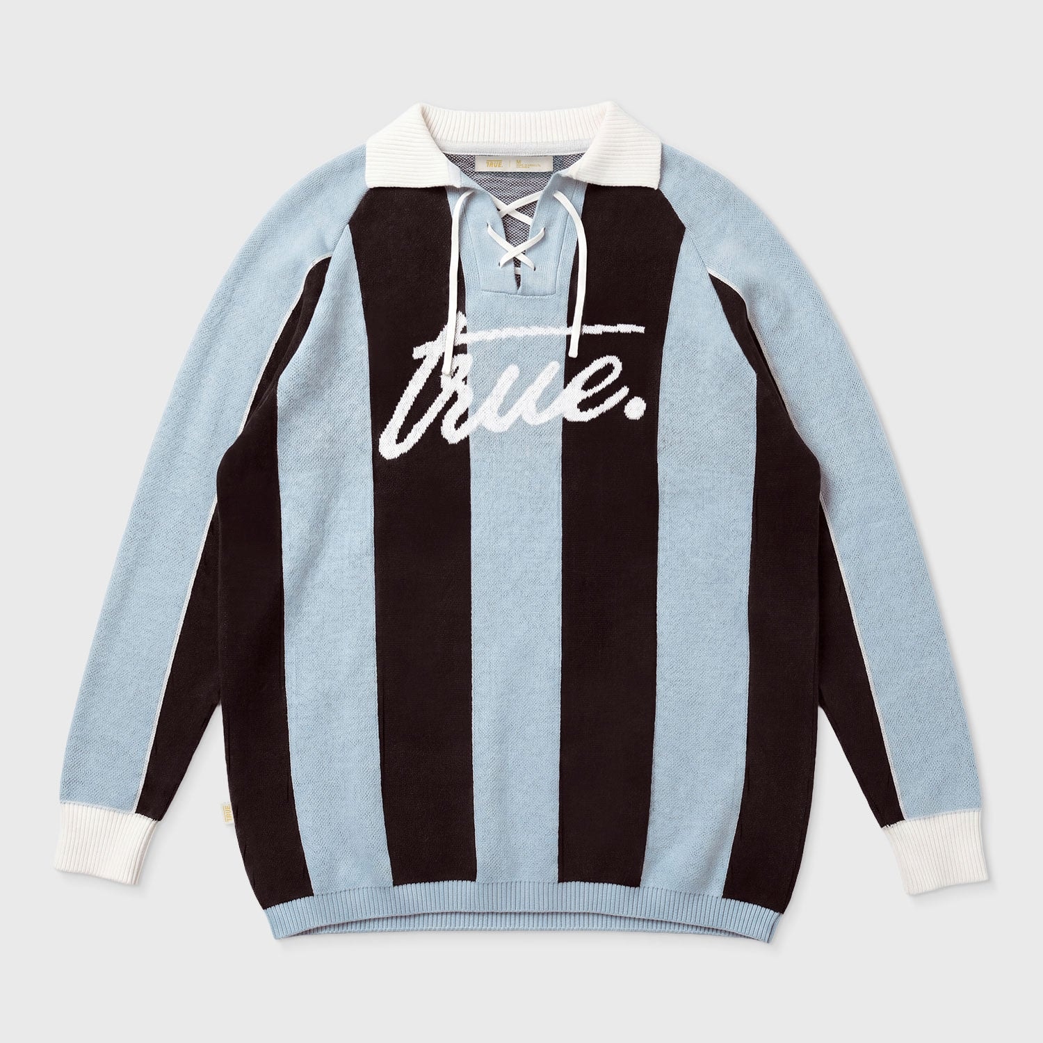 Striped Knit Polo - Blue - imagen 1