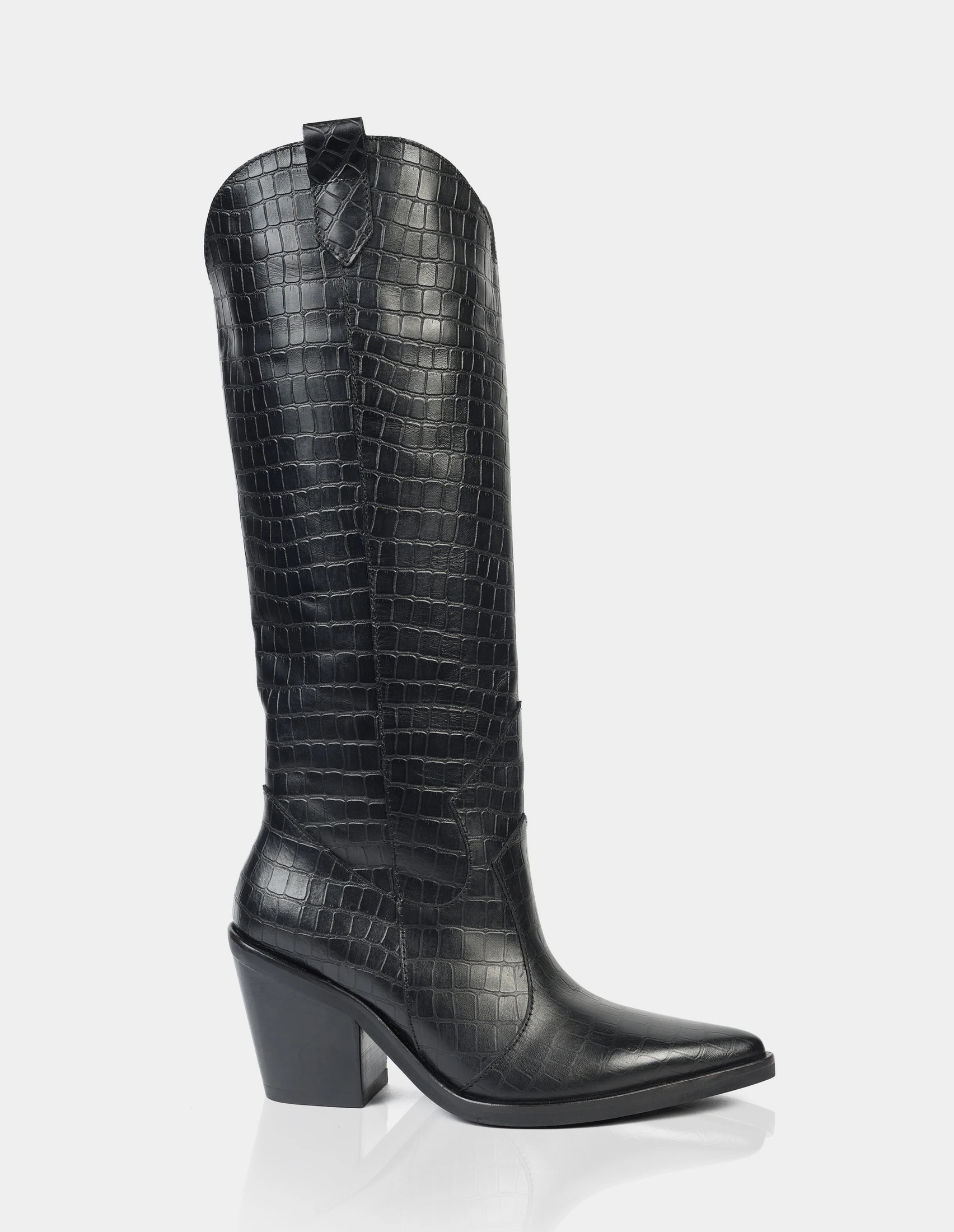 Texana Cameron Croco Negro - imagen 1