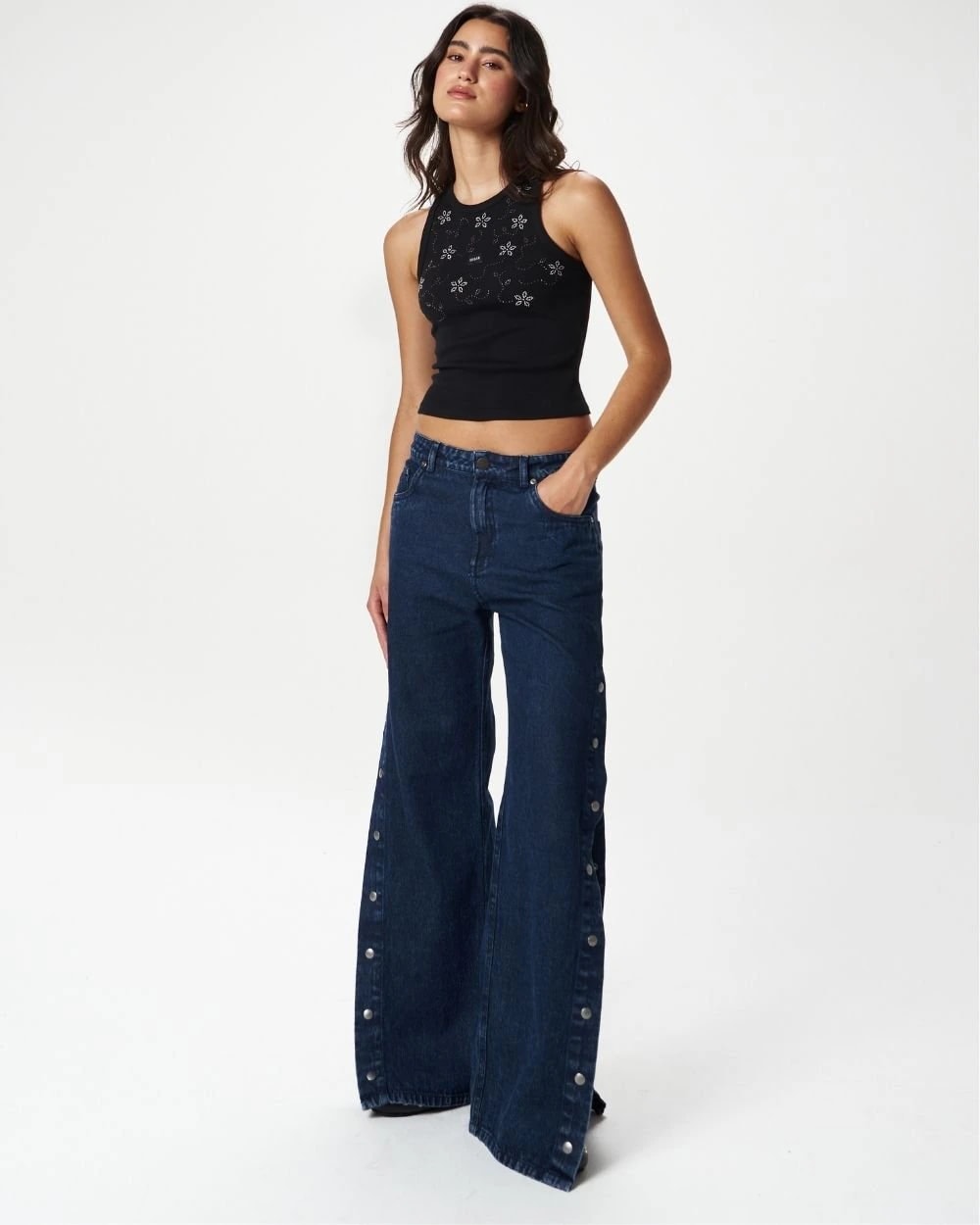 LOVER TANK TOP BLACK - imagen 1