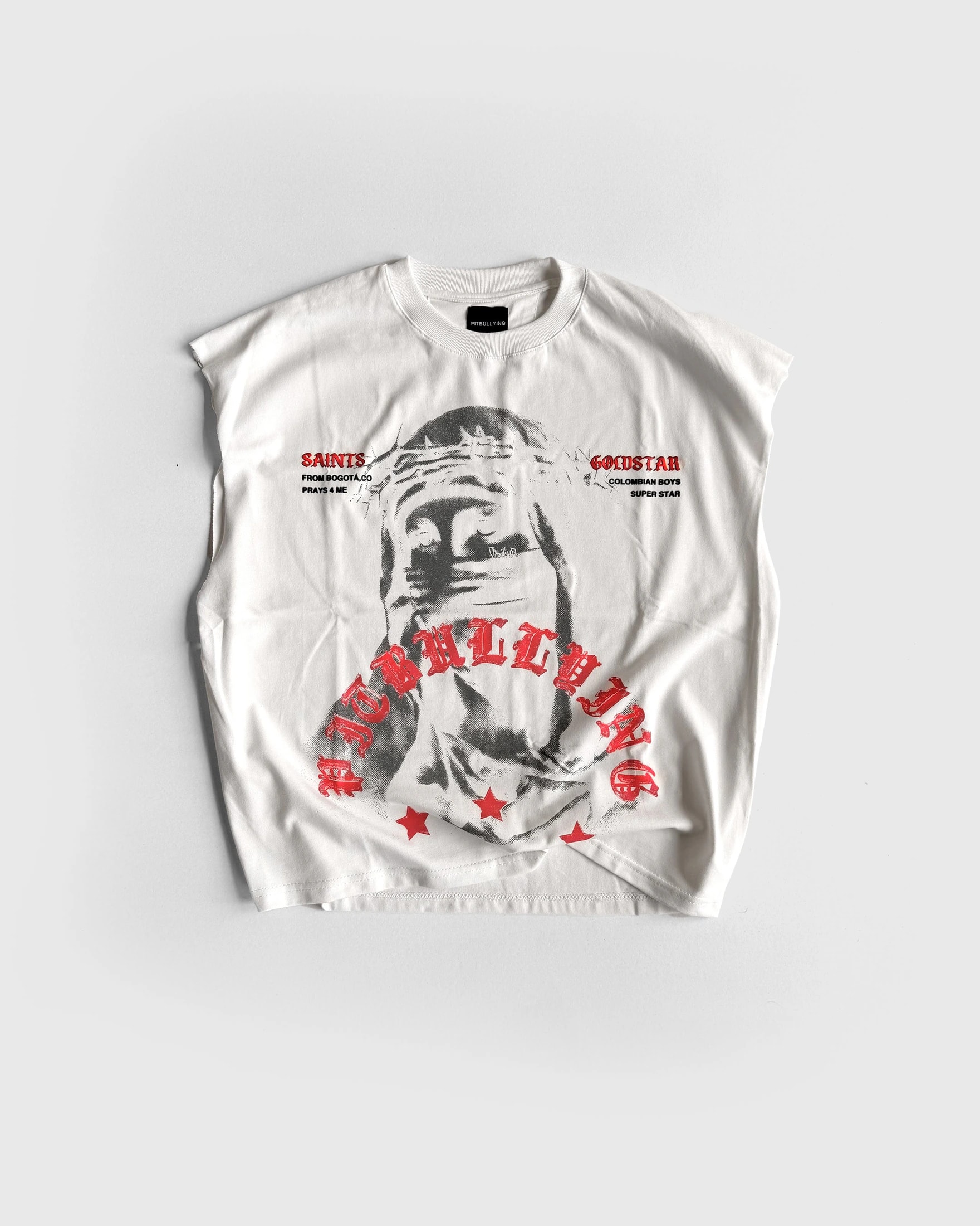 TANKTOP OVERSIZE SAINTS CRUDO - imagen 1