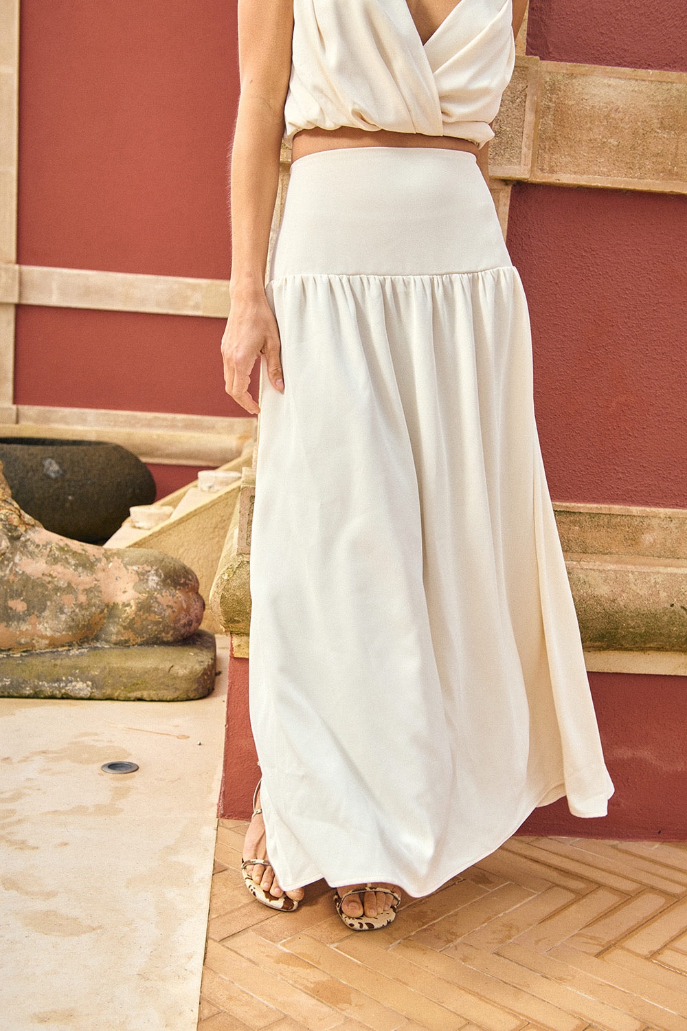 Falda magnolia natural - imagen 1