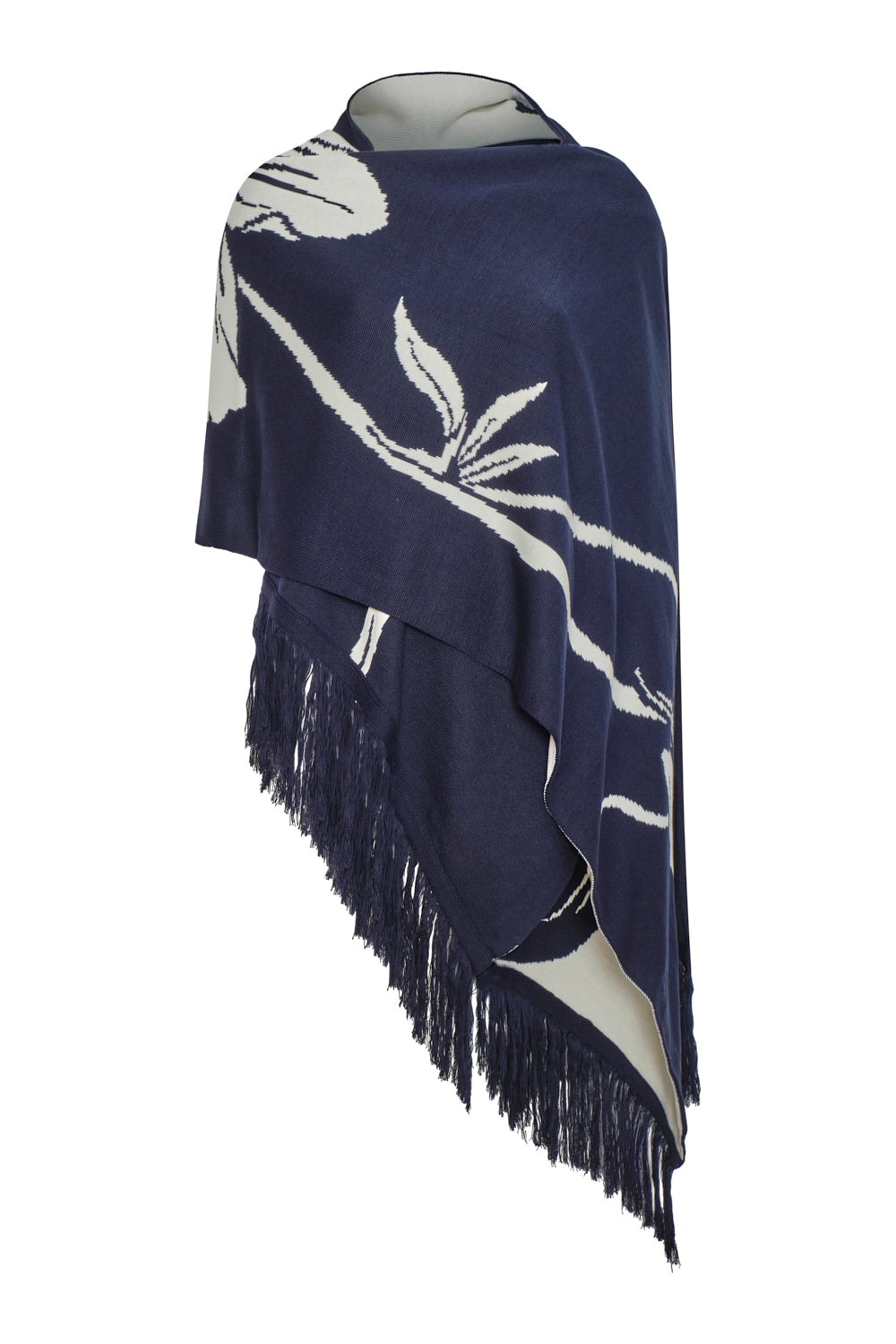 Bufanda yu moon azul natural - imagen 1