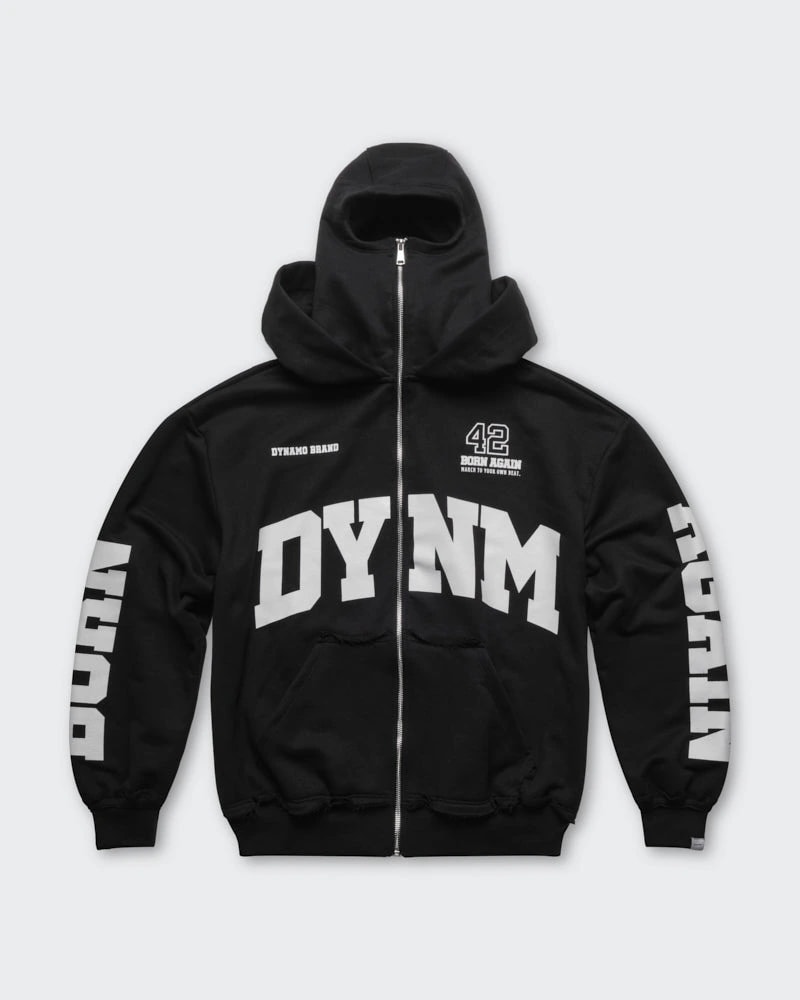 Hoodie Negro con Balaclava Street Armor - imagen 1