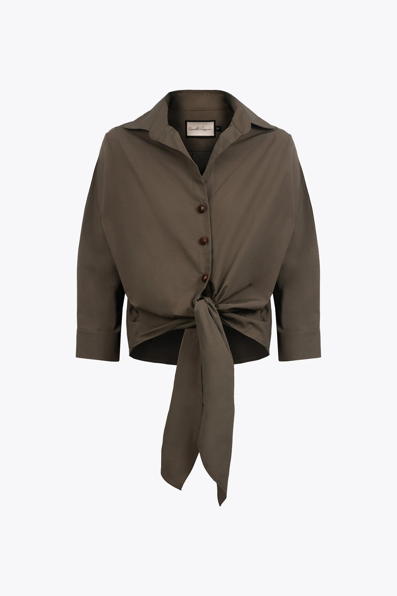 Camisa Veta Taupe - imagen 1