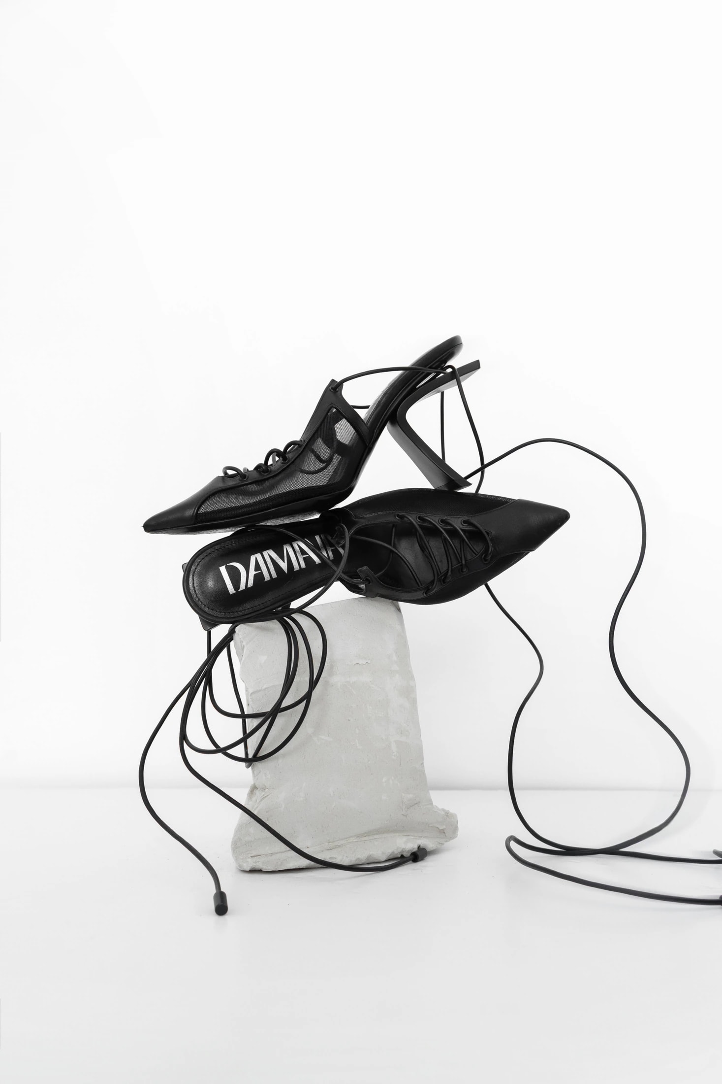 TACONES RIFF PUMP BLACK - imagen 1