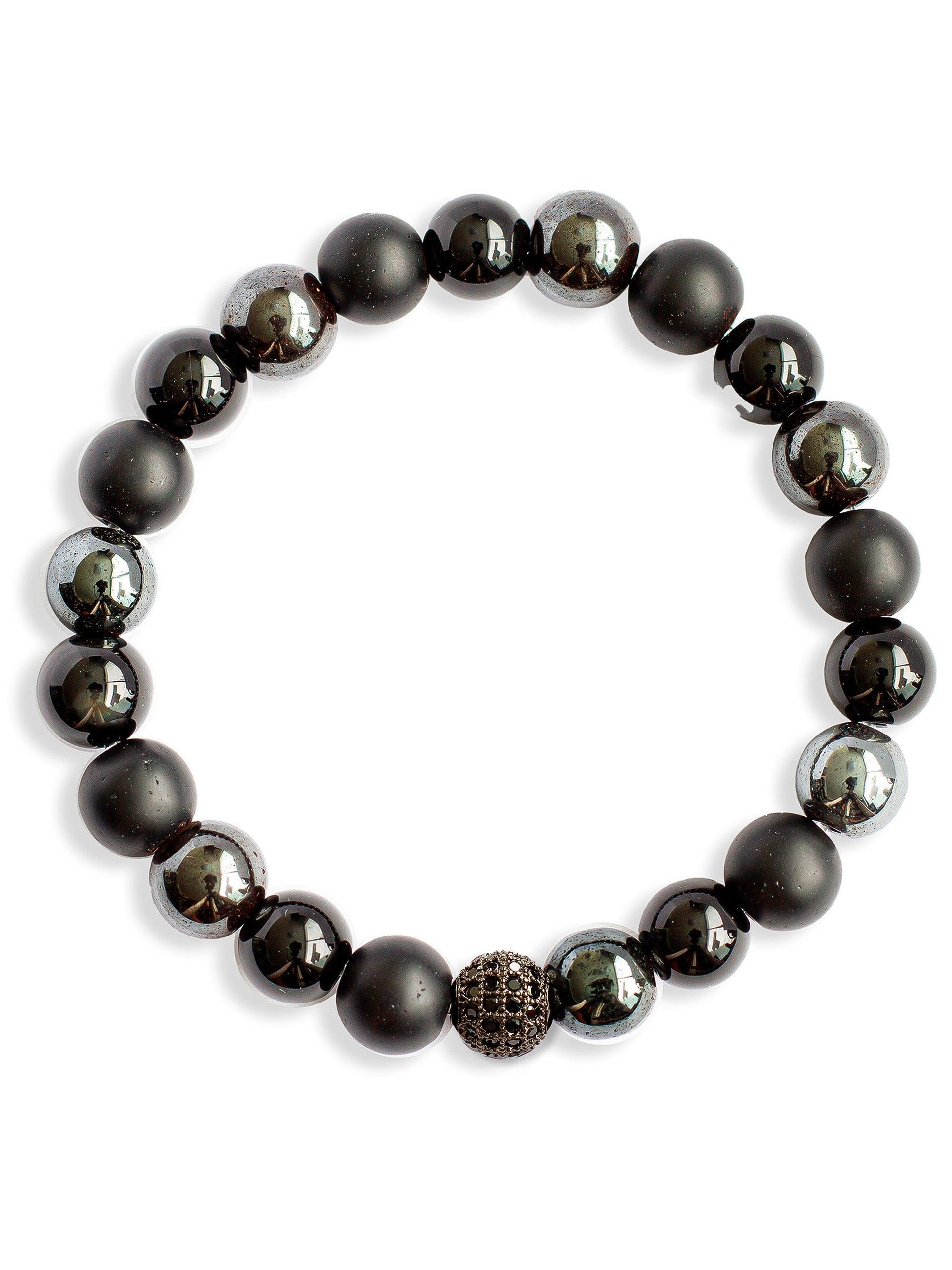 Brazalete Tayrona Onyx 8mm - imagen 1
