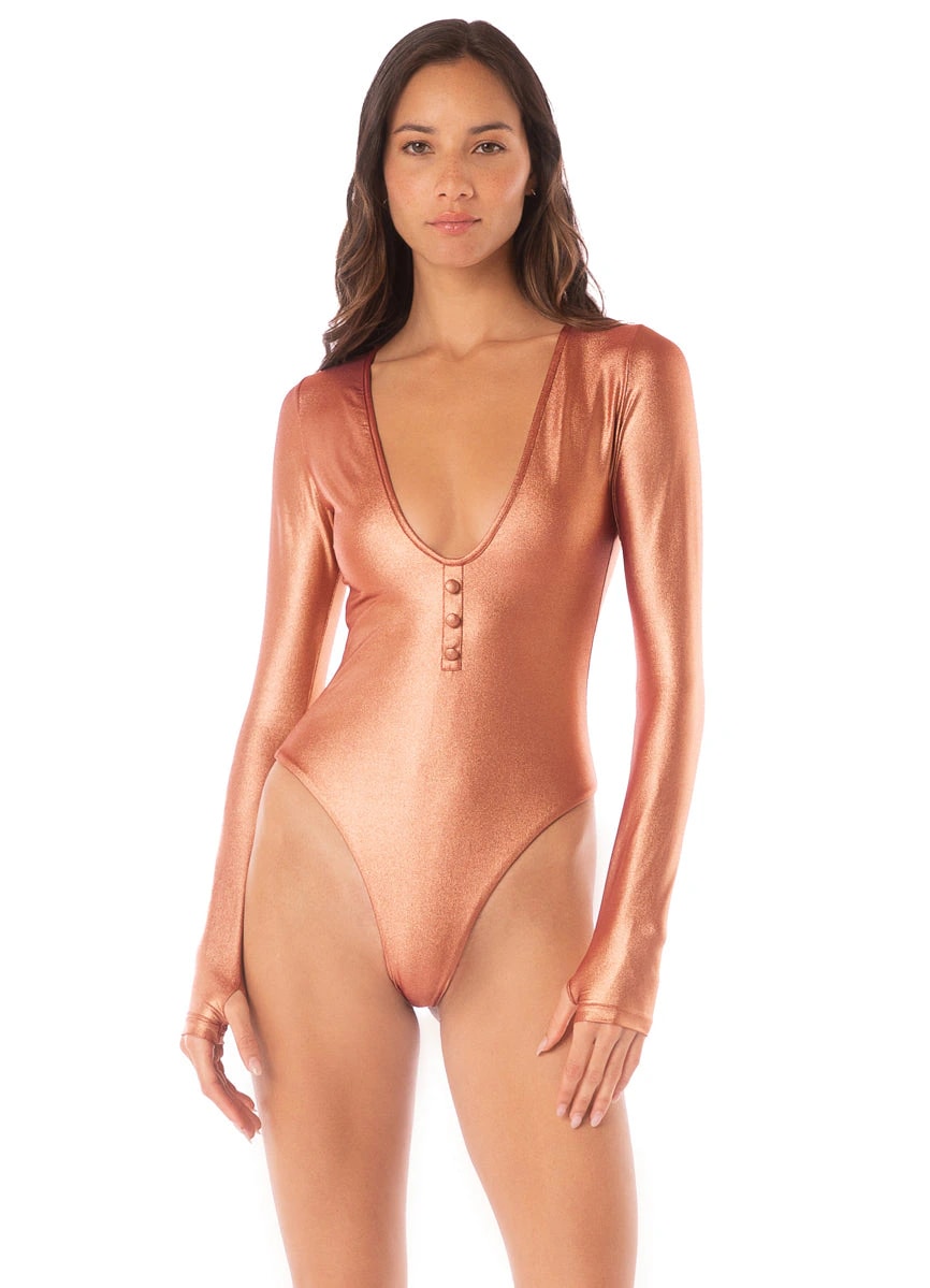 Maaji Rust Copper Chelsea Surf One Piece - imagen 1