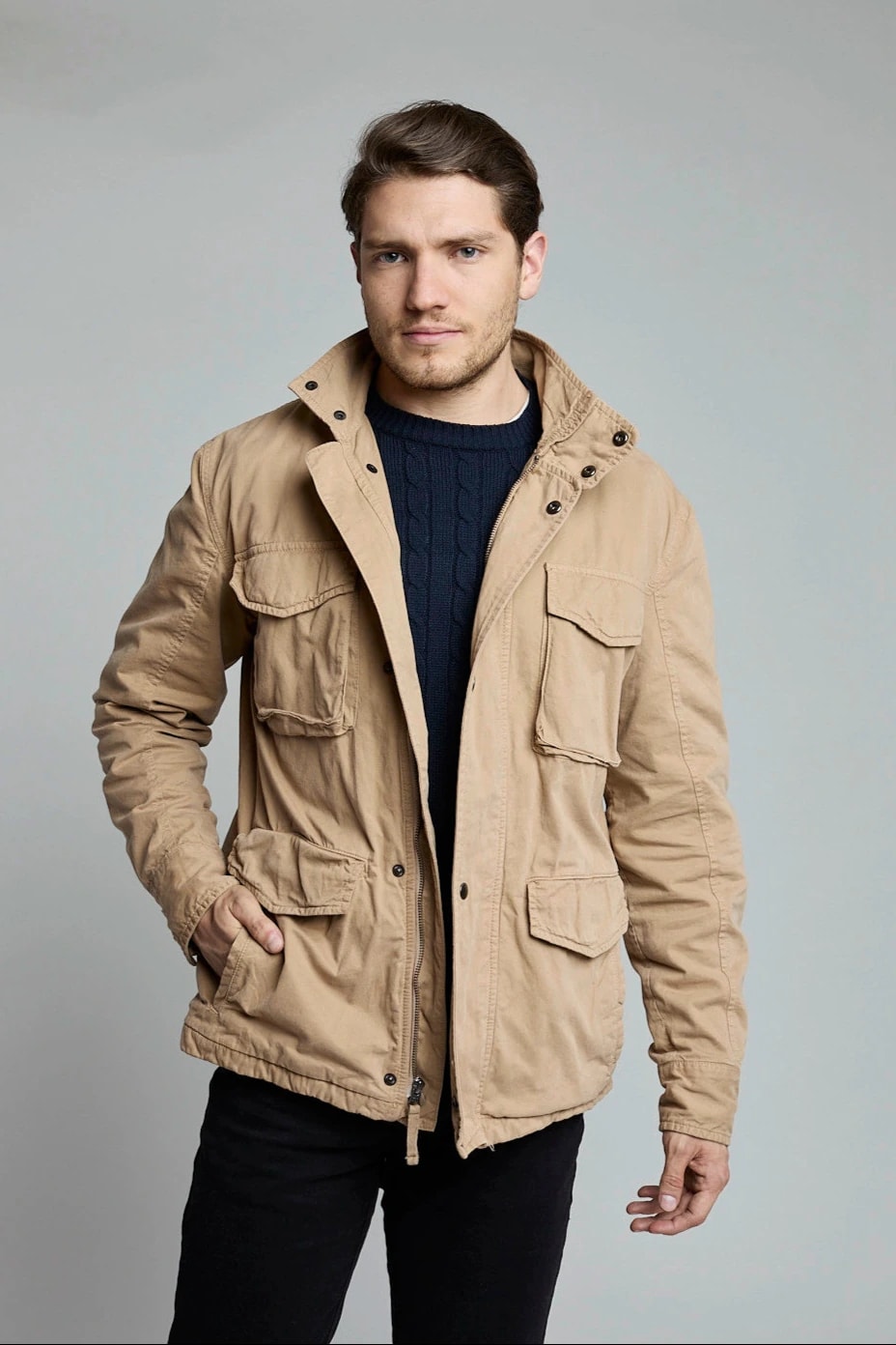 Chaqueta Cargo Khaki - imagen 1