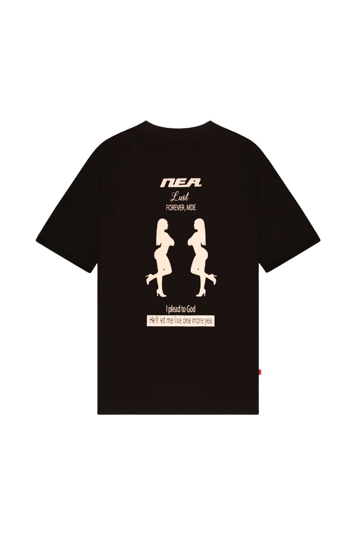 CAMISETA REGULAR HOMBRE LUST NEGRO NEA - imagen 1