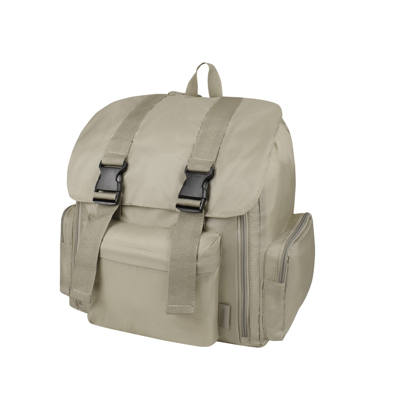 Morral Mochilero Pequeno Citybags Beige - imagen 1