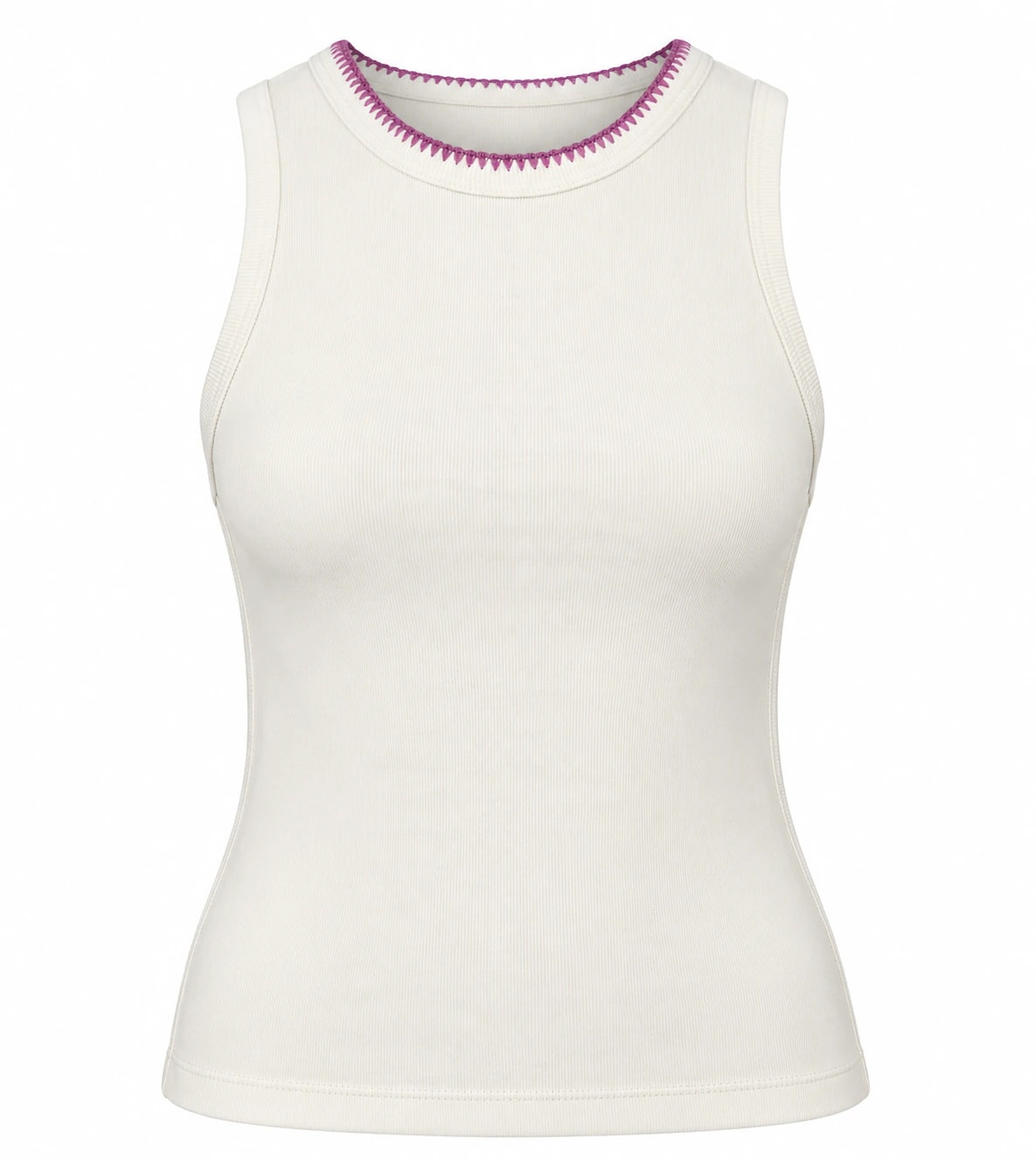 ELODIE TANK TOP IVORY - imagen 1