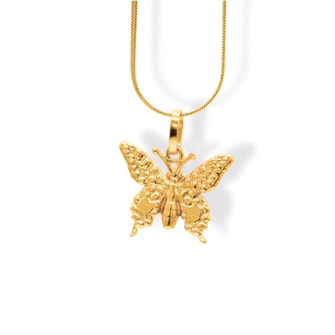 Cadena con mariposa mediana - imagen 1