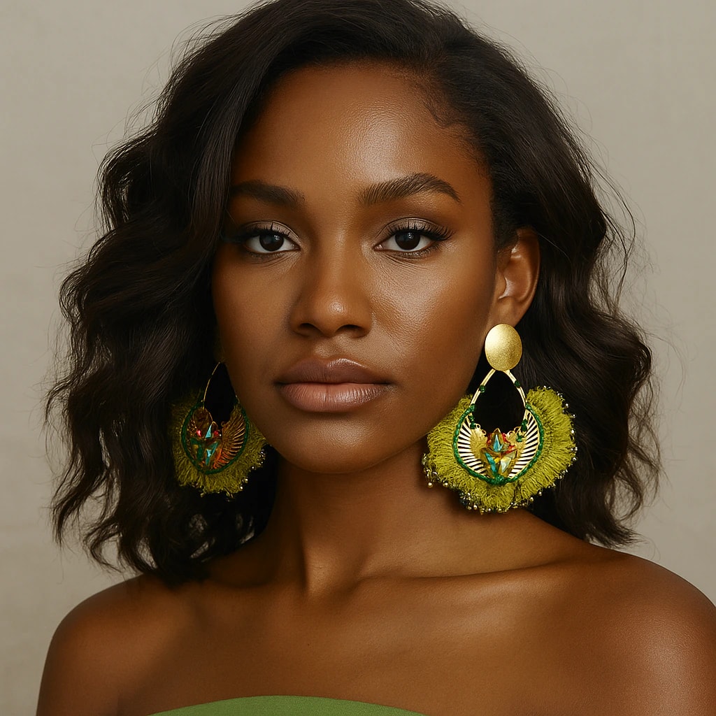 Splendid Half Moon Earrings - imagen 1