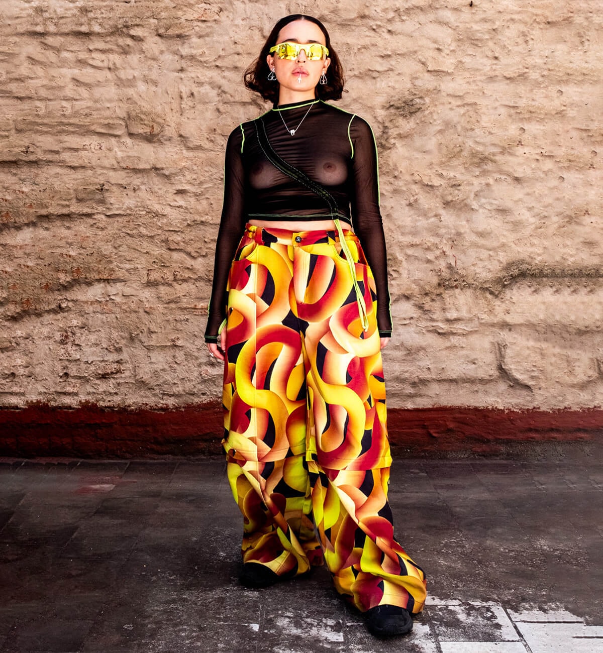 ✴︎ Pantalón Desarmable Agender 🩸 Cc: Caníbal ✴︎ Tripa 3D - imagen 1