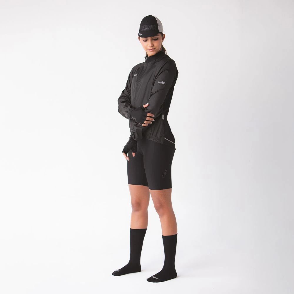 CHAQUETA CICLISMO AQUALITE NERO PARA MUJER - imagen 1