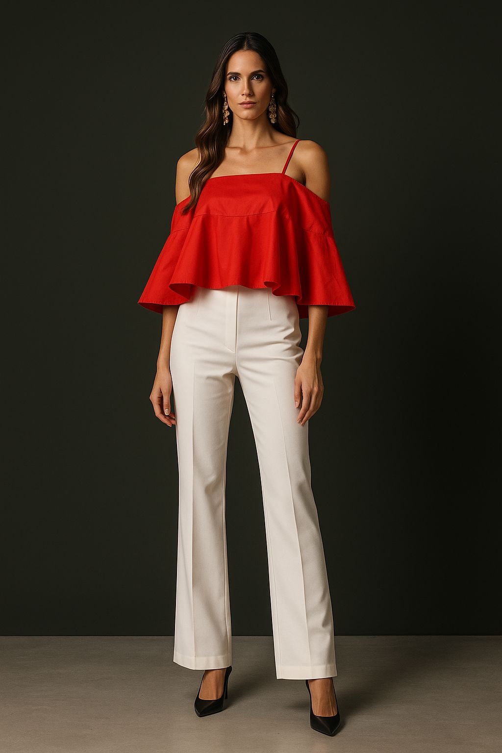 Blusa Fontana Rojo - imagen 1
