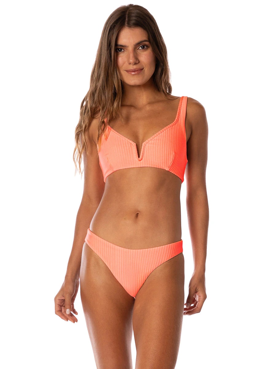 Maaji Blush Cora Victoria V Wire Bralette Bikini Top - imagen 1