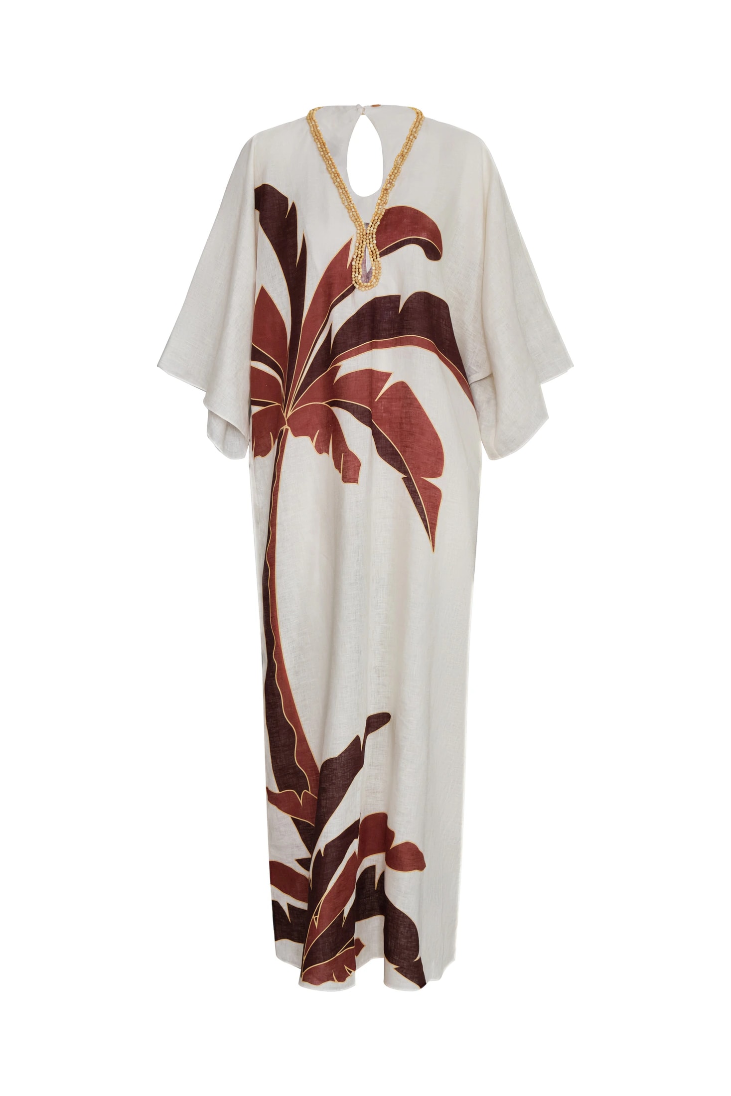 Andina Hand Embroidered Linen Tunic / Terra Palm - imagen 1