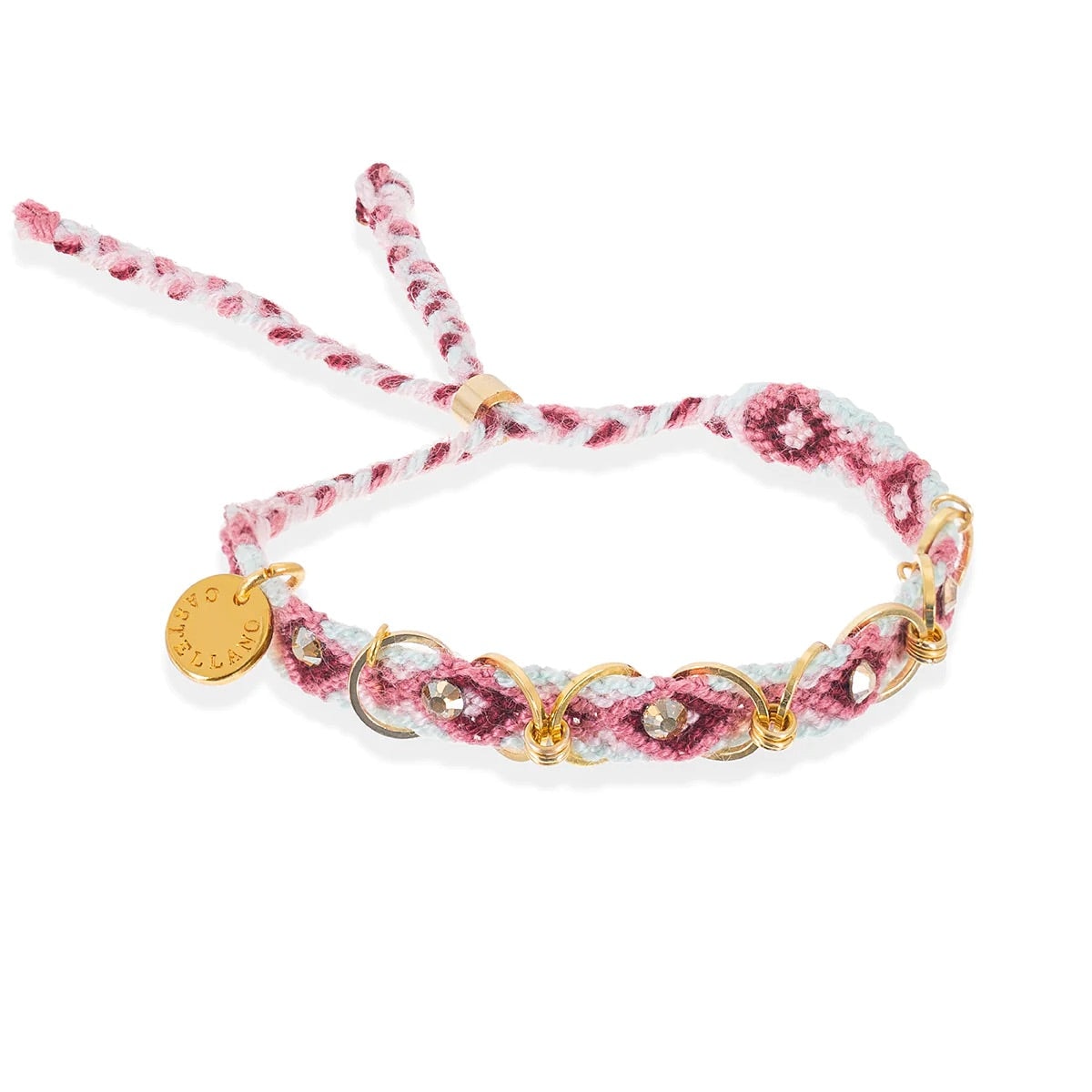 Free Spirit Bracelet with Rings - Vinotinto - imagen 1