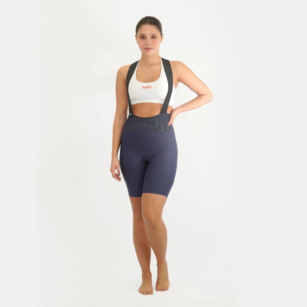 PANTALONETA CICLISMO TOSCANA 2.0 BLU PARA MUJER - imagen 1