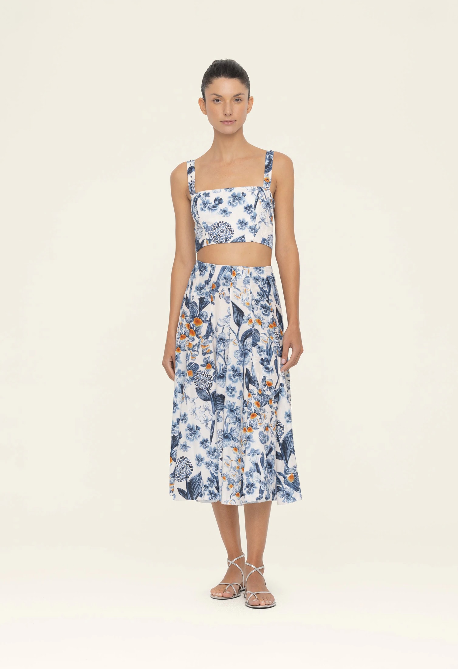 Cacao Petalo Cropped Top - imagen 1