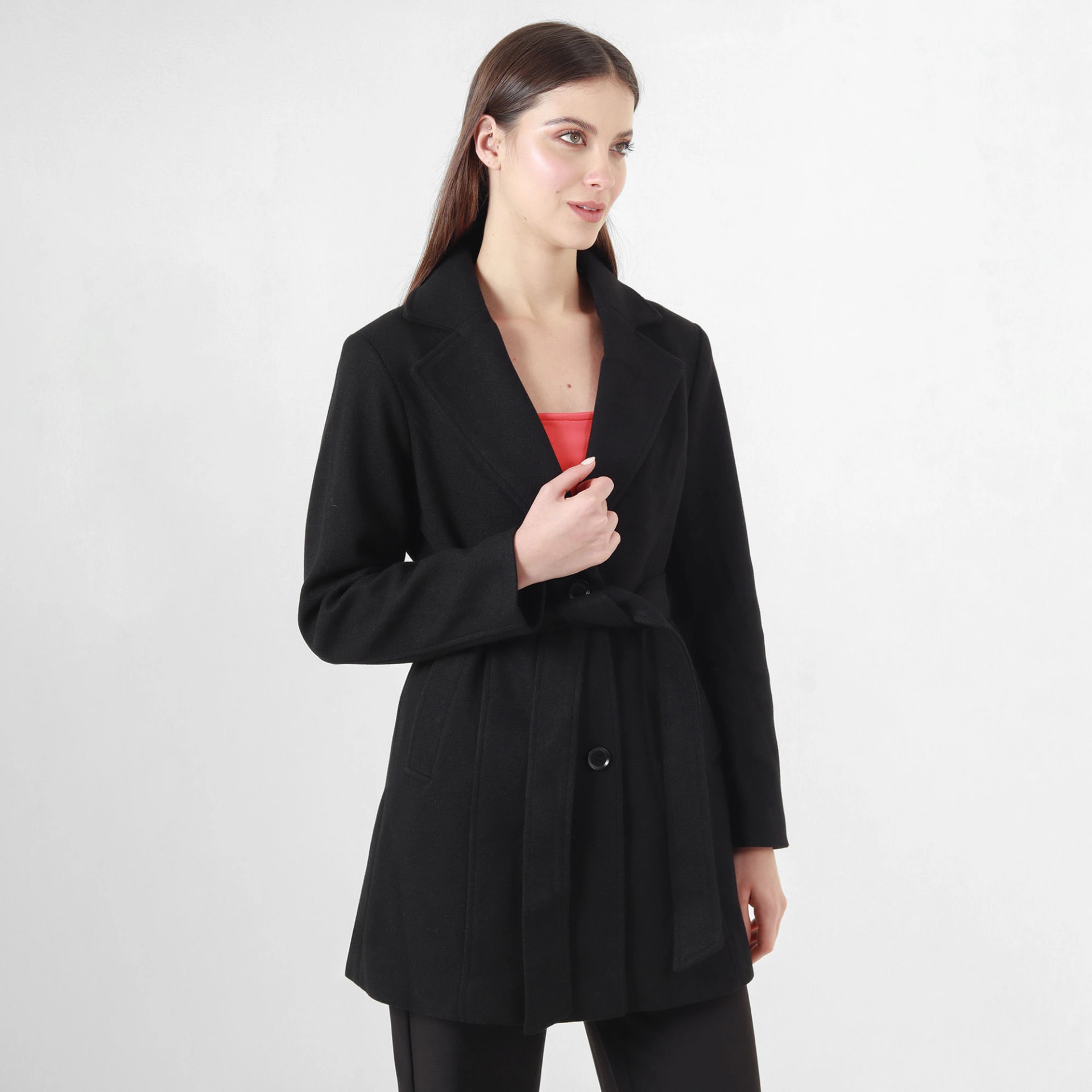 Chaqueta Cuello Solapa Manga Larga - imagen 1