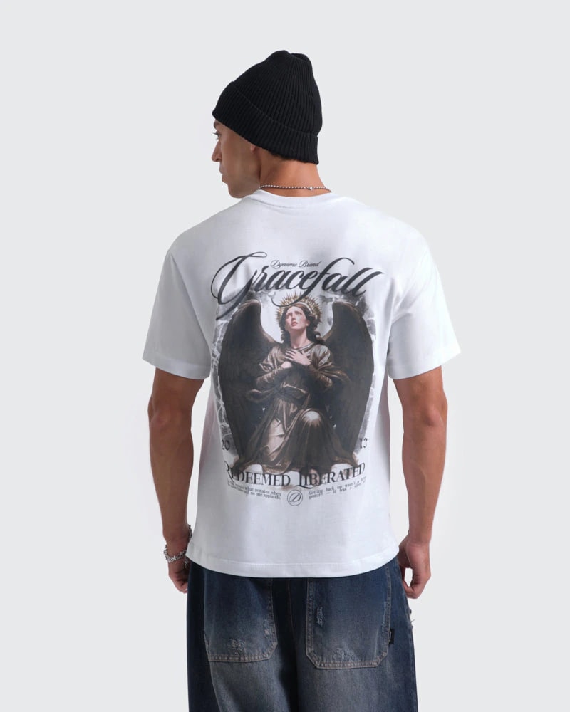 Camiseta Blanca Slim Fit Gracefall - imagen 1