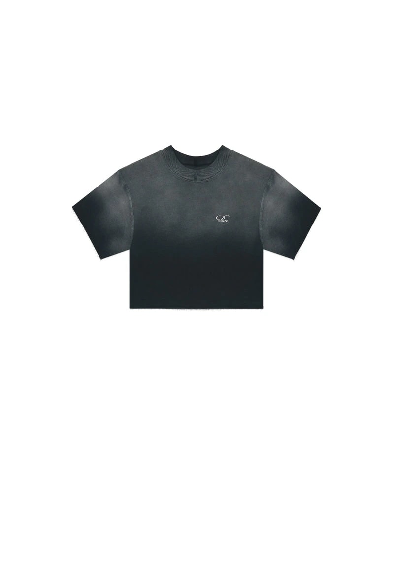 Monclair washed black Crop top - imagen 1