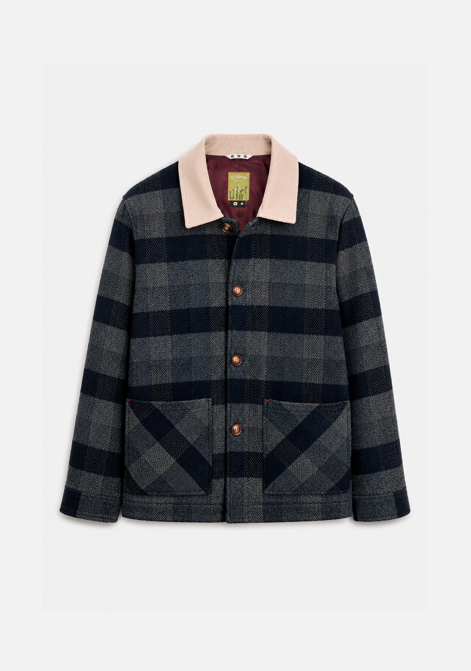 Chaqueta H Jagger Cuadros Azul - imagen 1