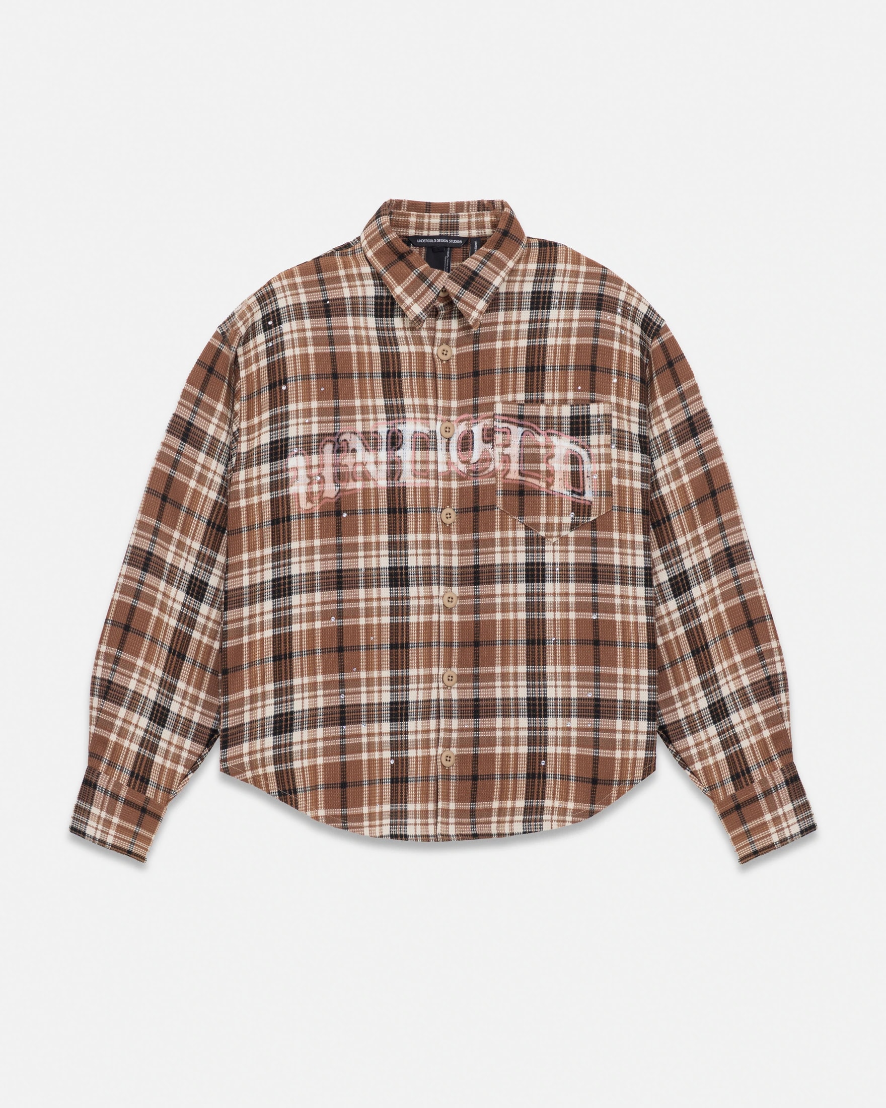 Act 1 Faith Flannel Shirt Plaid Brown - imagen 1
