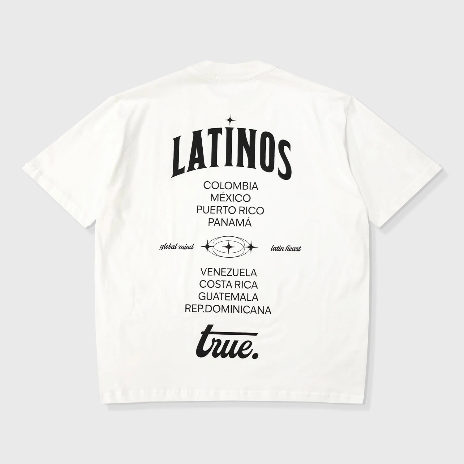 Latinos Oversized T-Shirt - Cream - imagen 1