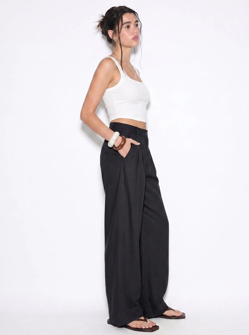 PANTALÓN CANVAS NEGRO - imagen 1