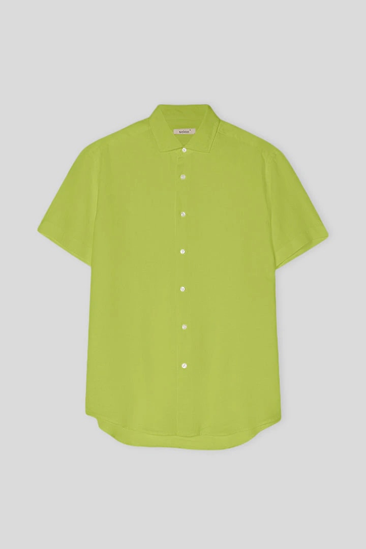 Men's linen shirt love bird - imagen 1
