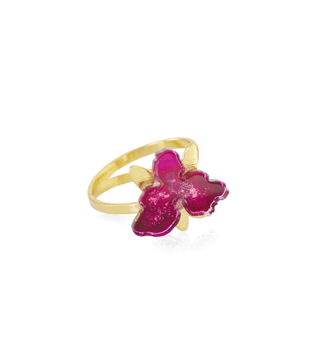 Anillo Orquídea Colombiana - imagen 1