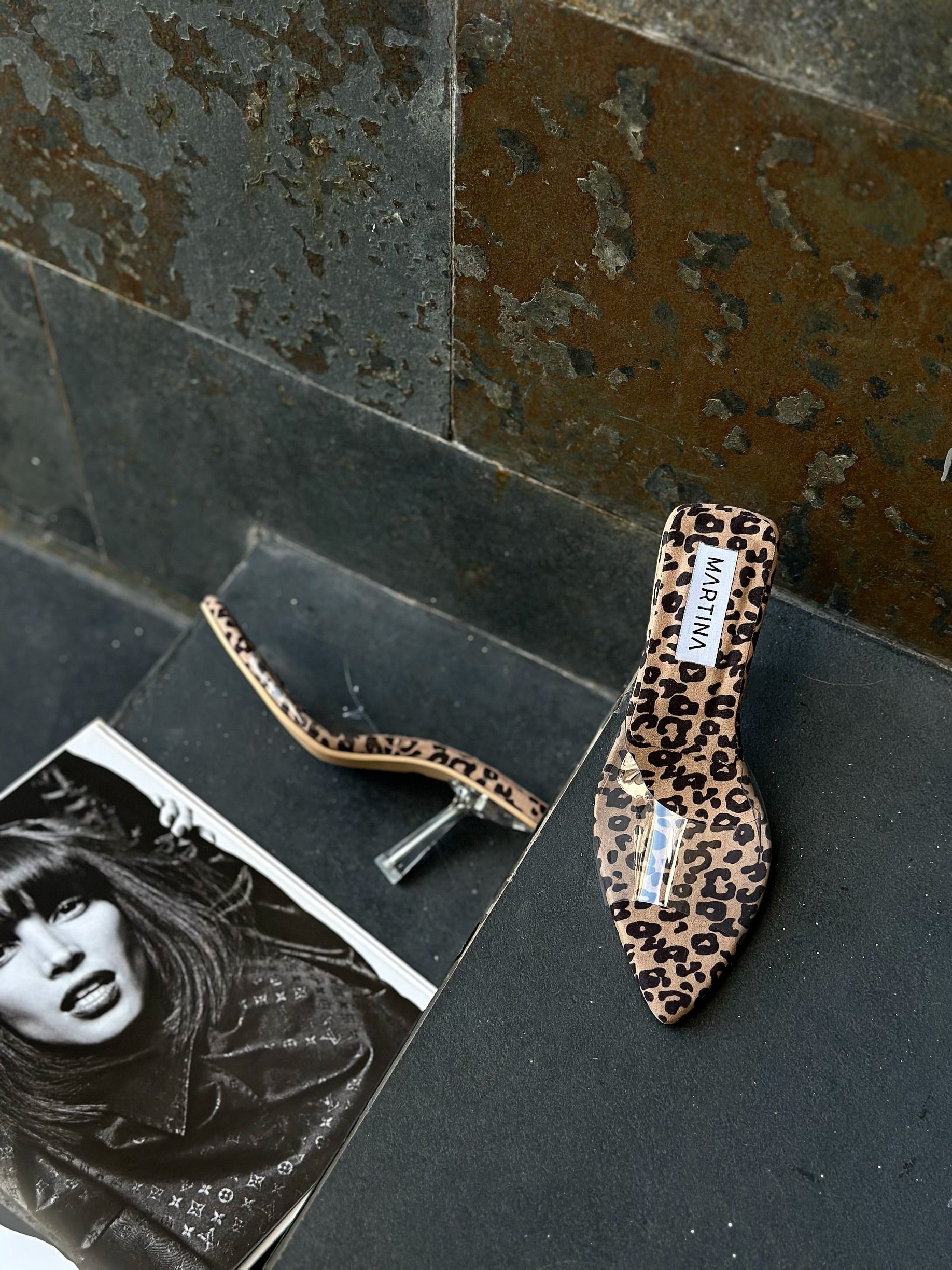 TACON VANESSA ANIMAL PRINT  x ACETATO - imagen 1