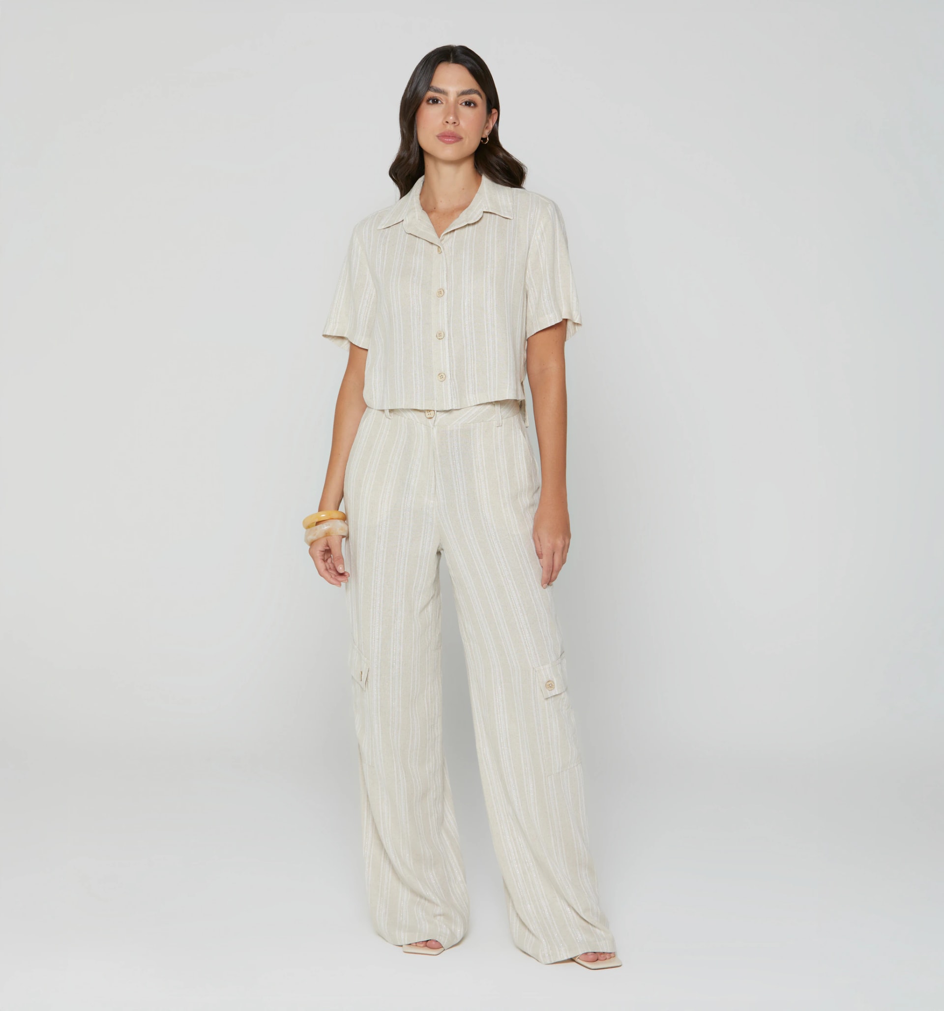 Pantalon palazo tiro alto - imagen 1