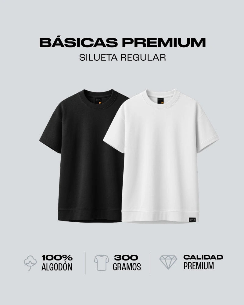 Duo Pack Básicas Regular Essential - Premium 300G - imagen 1