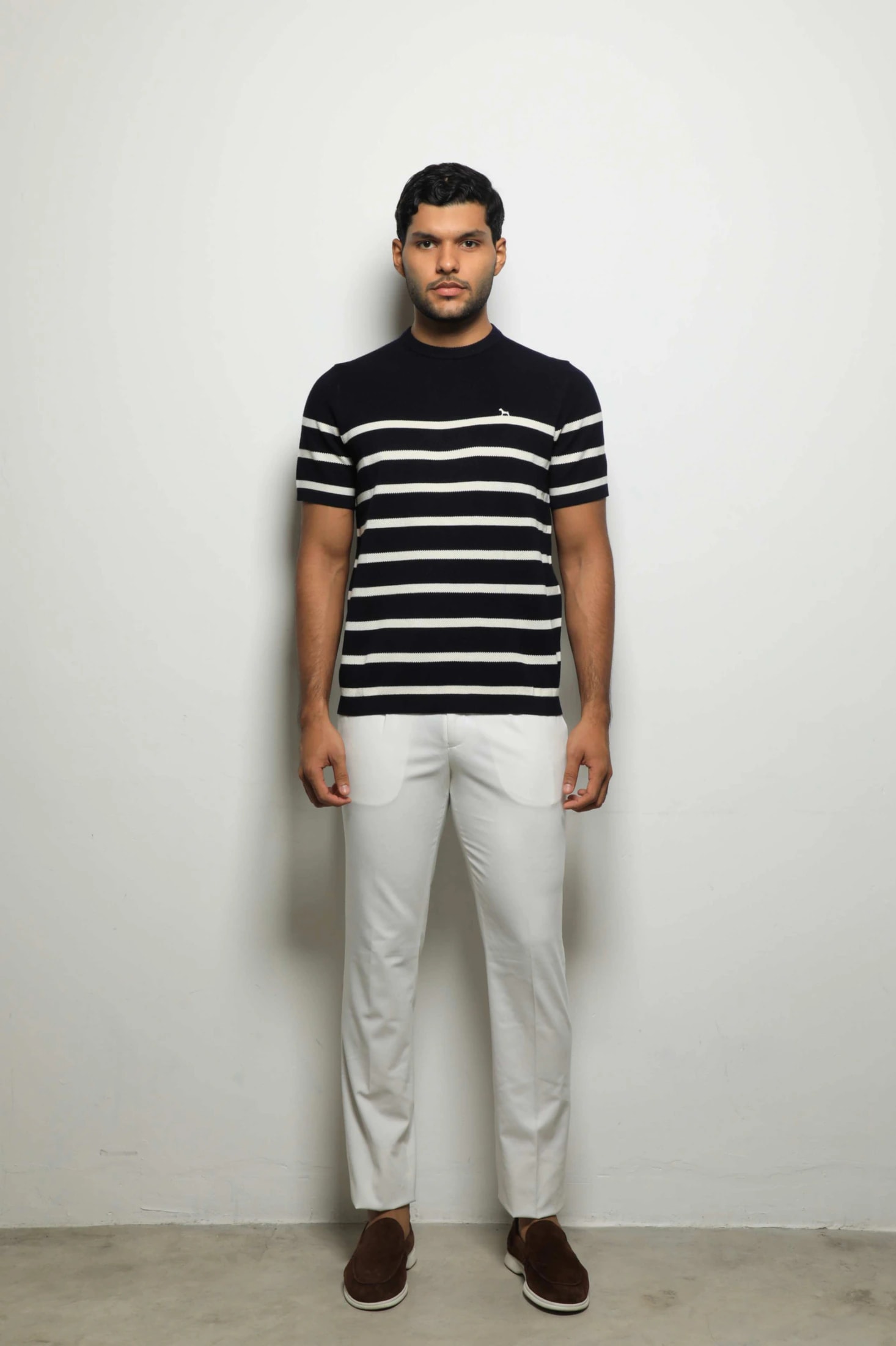 Suéter Tejido Fashion Navy/Rayas - imagen 1