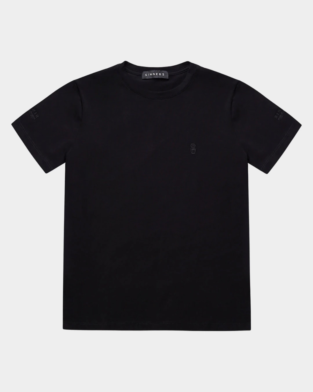 MONOGRAM SLIM BLACK T-SHIRT - imagen 1