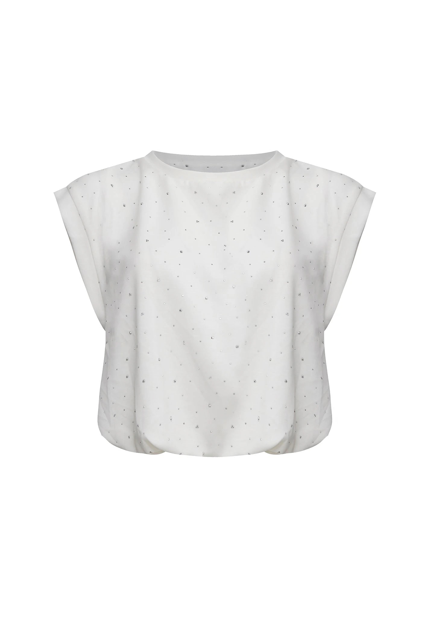 Blusa Sleeveless de Tejido Fluido - imagen 1
